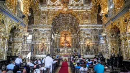 Tagestour Salvador da Bahia Kirche von innen