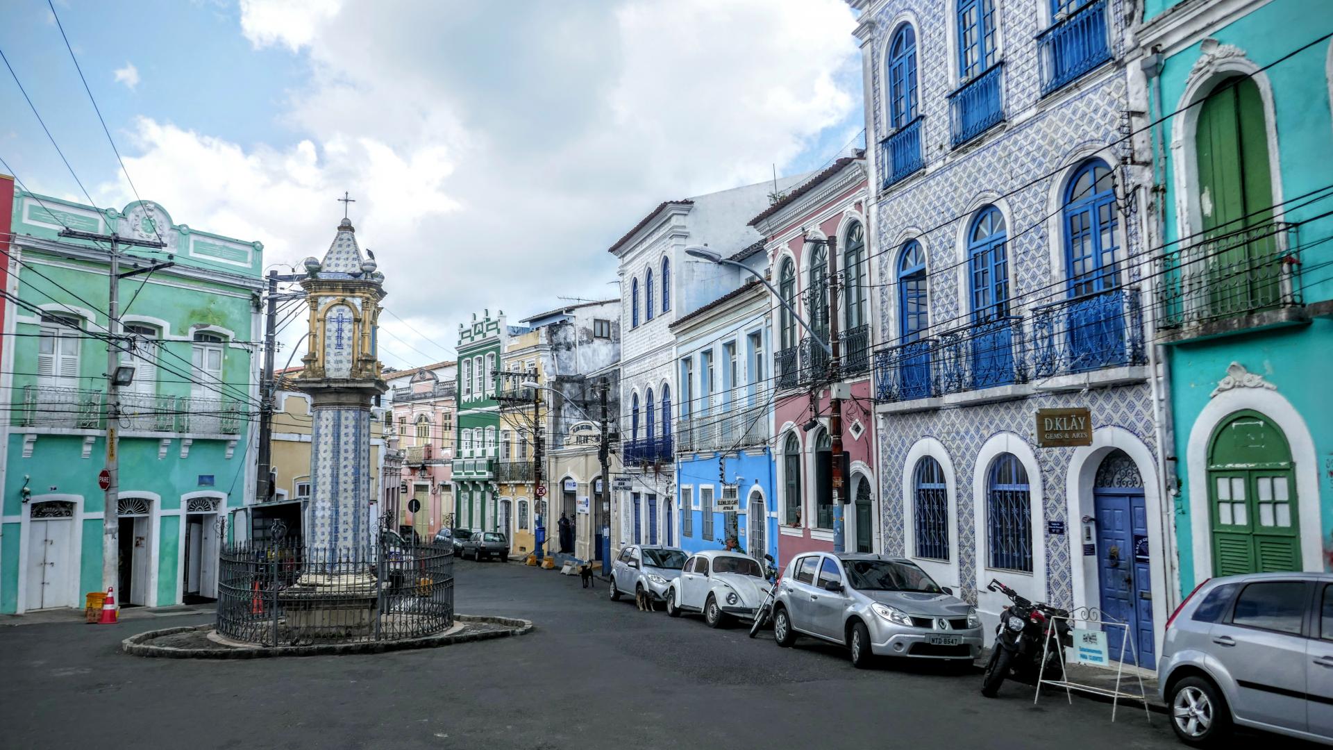 Tagestour Salvador City-Tour + Walking-Tour (7-8h, privat): Häuser im Pelourinho