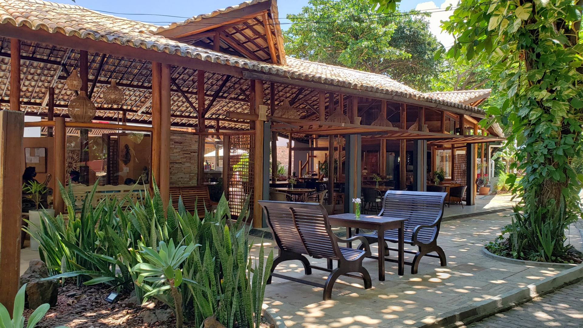 Brasilien Praia do Forte: Landestypische Unterkunft - Pousada Casa de Praia