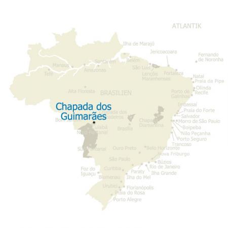 MAP Brasilien Chapada dos Guimareas