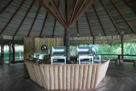 Das Restaurant der Juma Amazon Lodge 