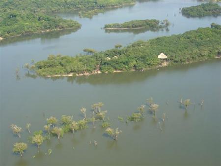 Juma Amazon Lodge aus der Luft