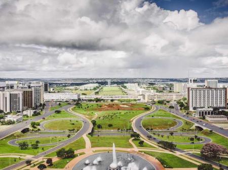 Ausblick über Brasilia