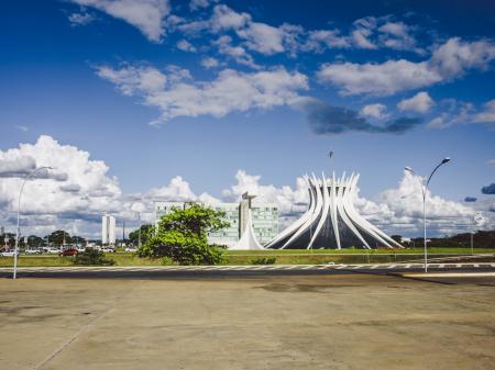 Die Kathedrale Metropolitana Nossa Senhora Aparecida in Brasilia