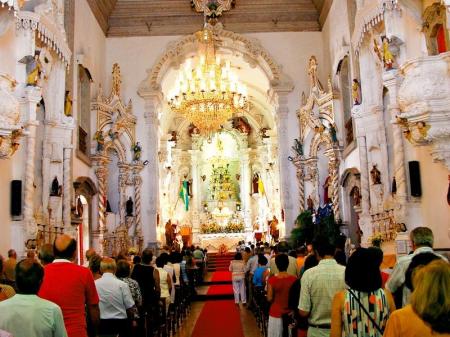 Gottesdienst in Sao Joao del-Rei