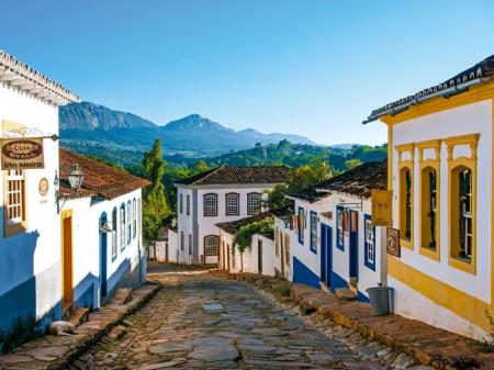 Straßenbild in Tiradentes