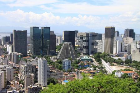 Rio de Janeiro Blick auf Kathedrale und Stadt