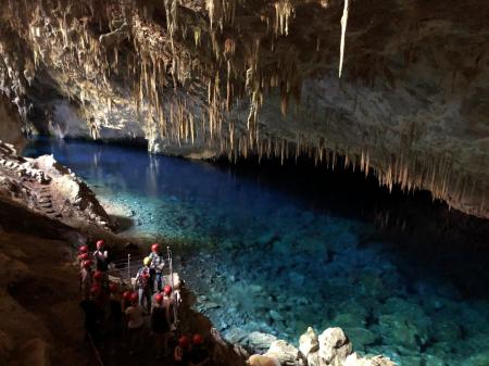 Gruta do Lago Azul in Bonito