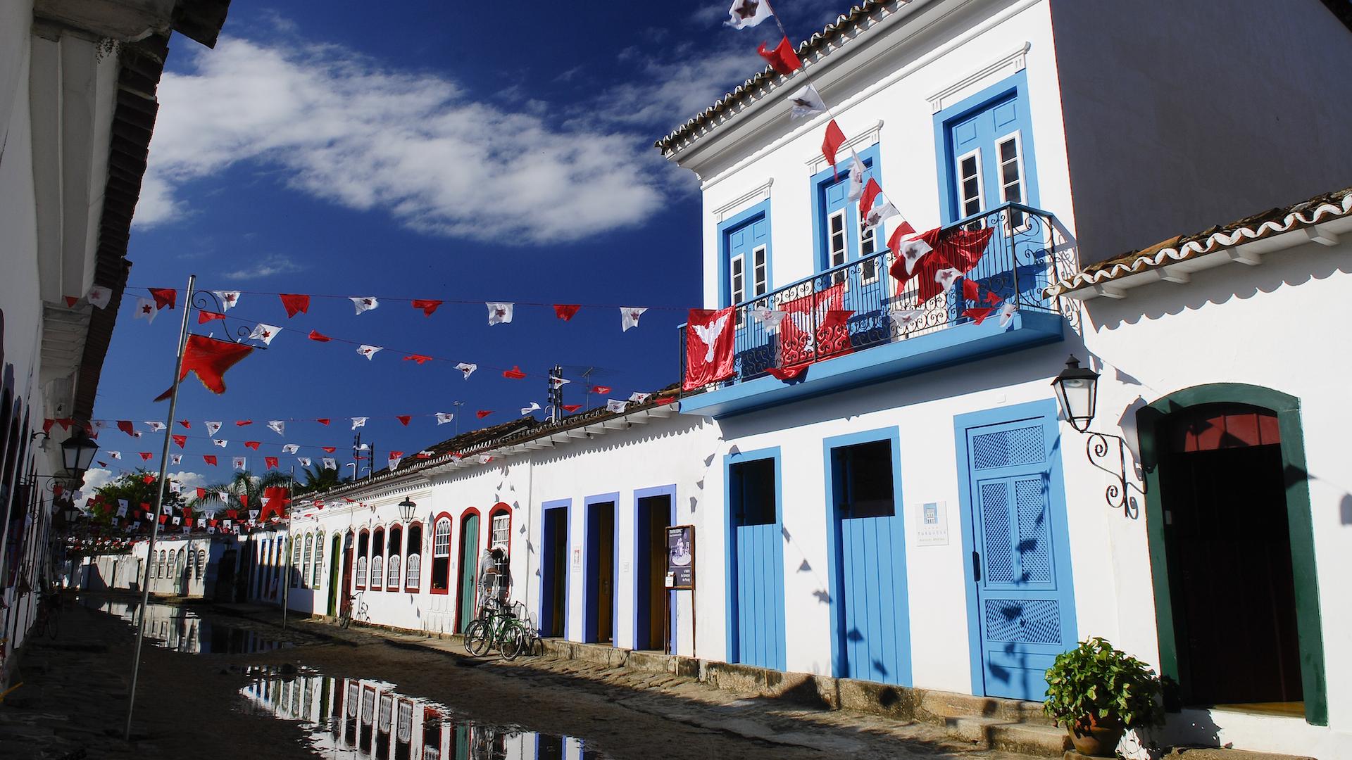 Brasilien Paraty - Landestypische Unterkunft: Pousada Casa Turquesa