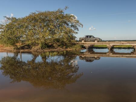 Brücke auf der Transpantaneira im Naturparadies Pantanal 