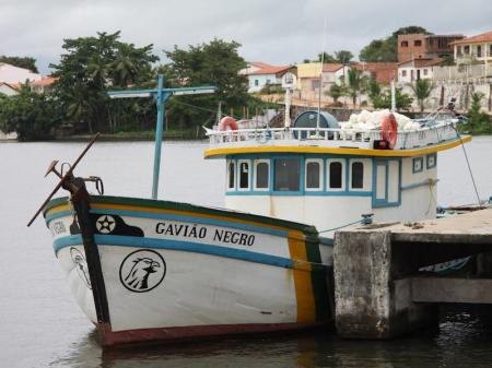 Boot im Hafen von Barreirinhas