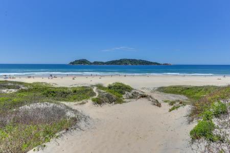 Strand von Campeche in 3 Gehminuten von der Pousada Ilha Faceira