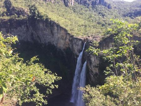 Kleiner Wasserfall in der Chapada dos Veadeiros
