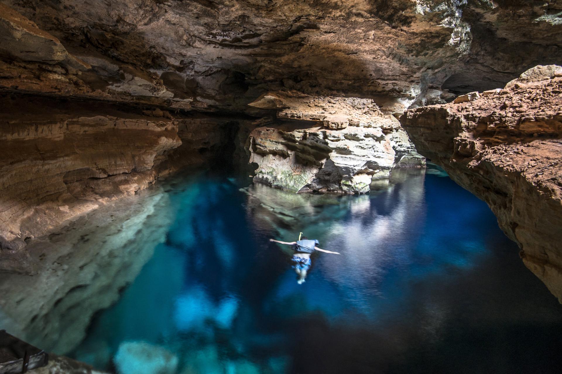 Tagestour Höhlen der Chapada und Morro Pai Inacio