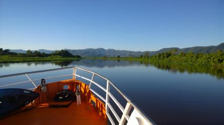 Blick von der Minas do Pantanal aufs Wasser