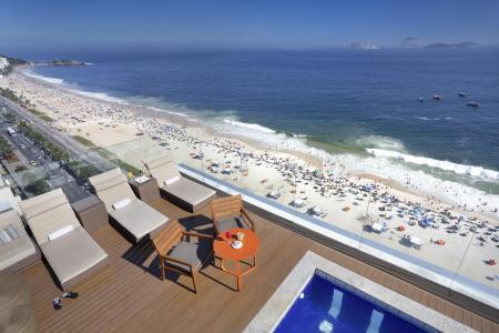 Superior Hotel Sol Ipanema Blick von Dachterrasse 