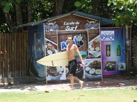 Surfer in Itacaré