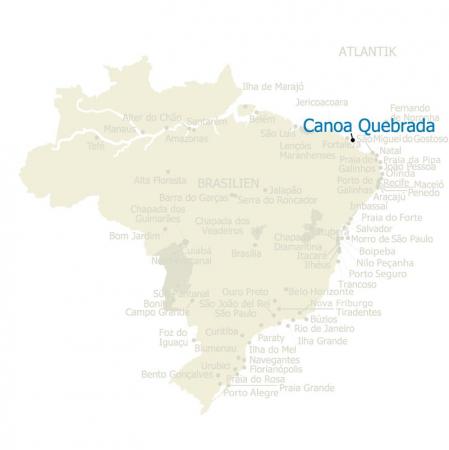 MAP Canoa Quebrada Brasilien