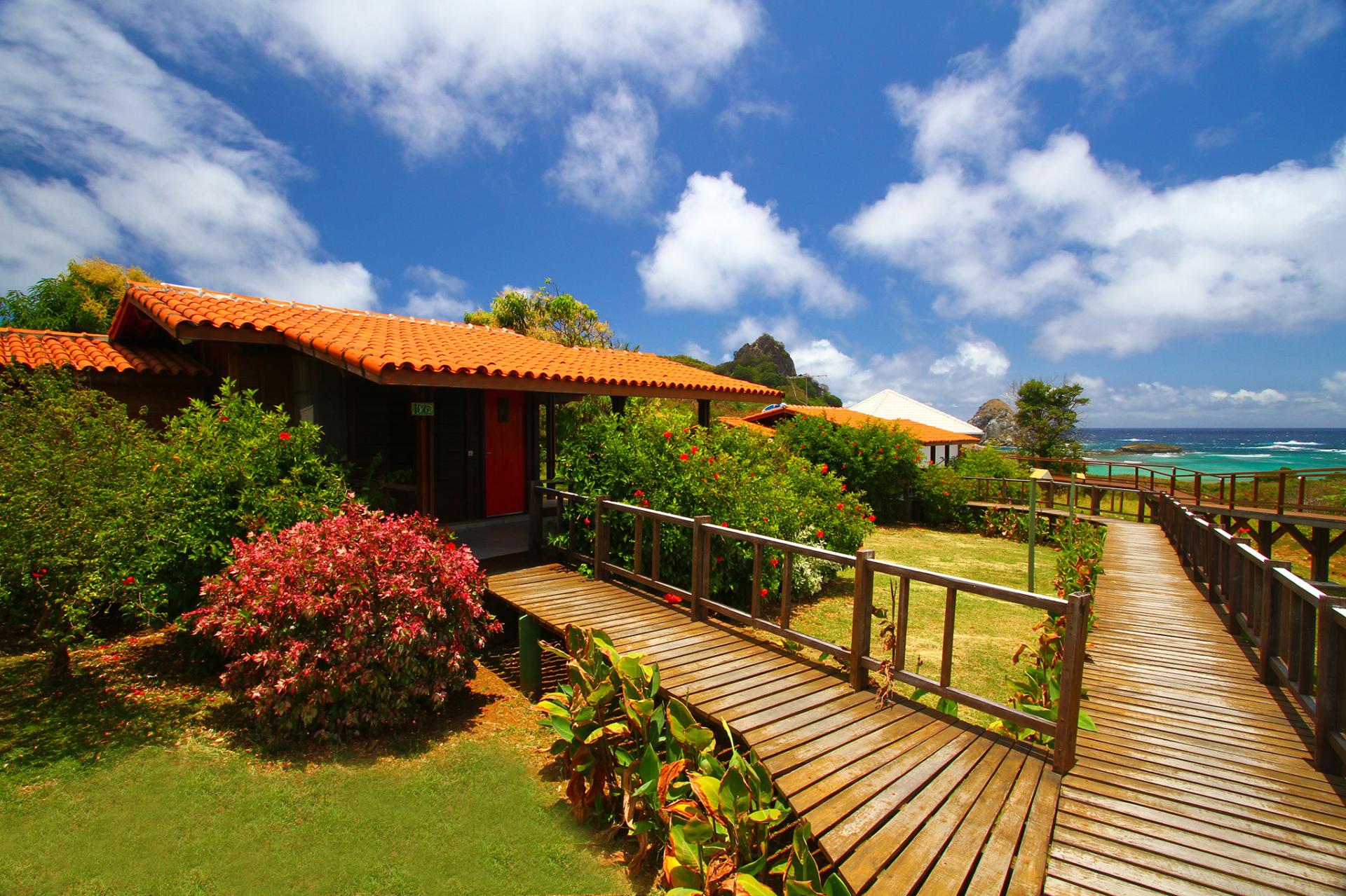 Bungalows der Pousada Nannai Noronha Solar dos Ventos