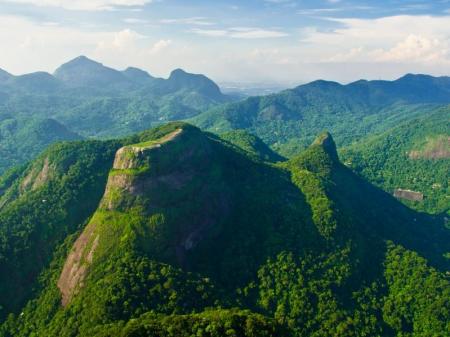 Grüne Berge Tijuca Nationalpark