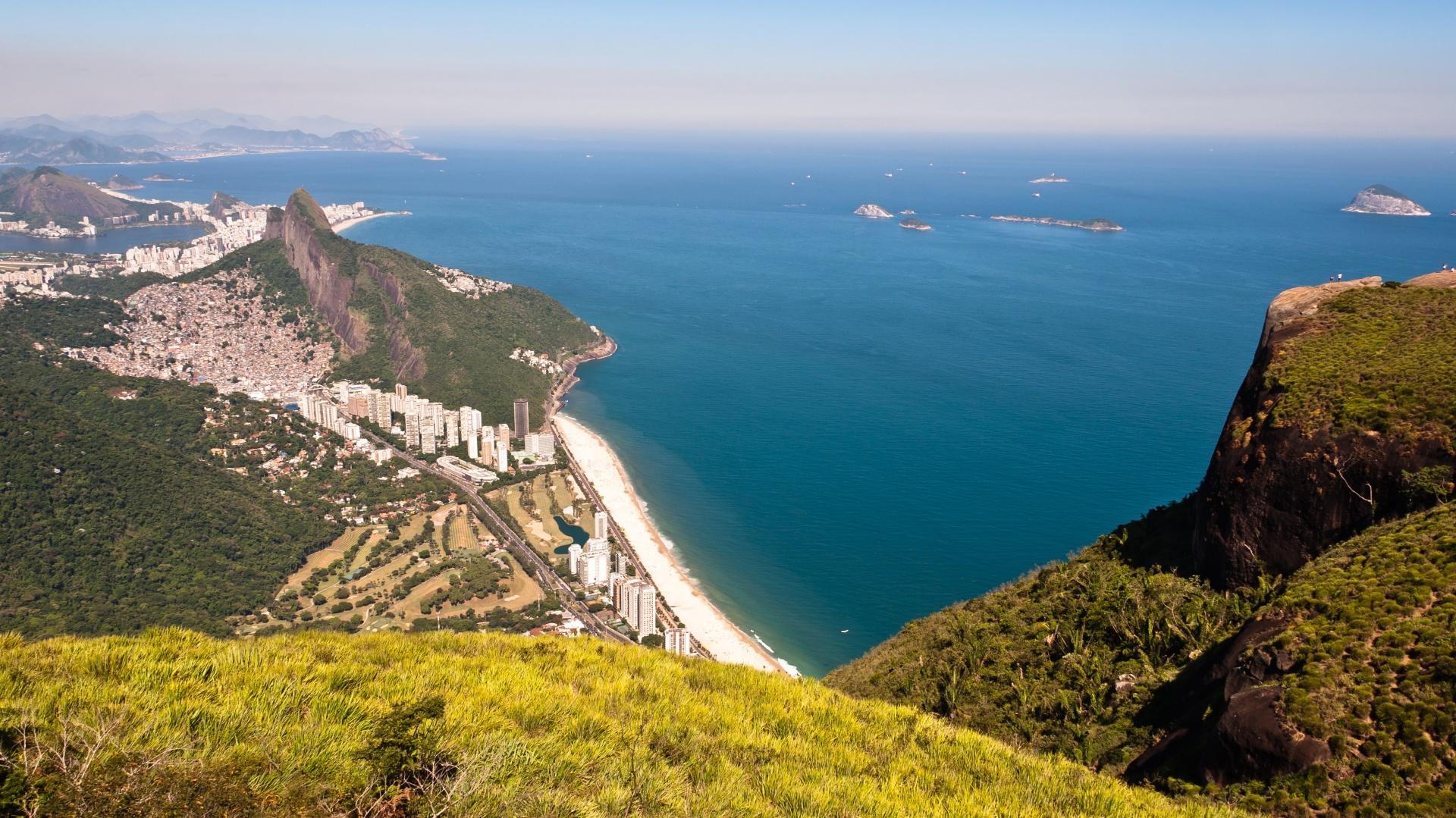 Ausblick vom Tijuca Nationalpark