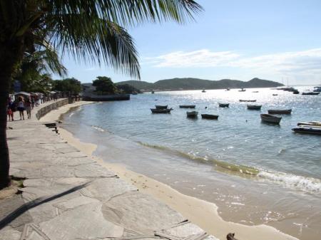 Strandpromenade in Buzios