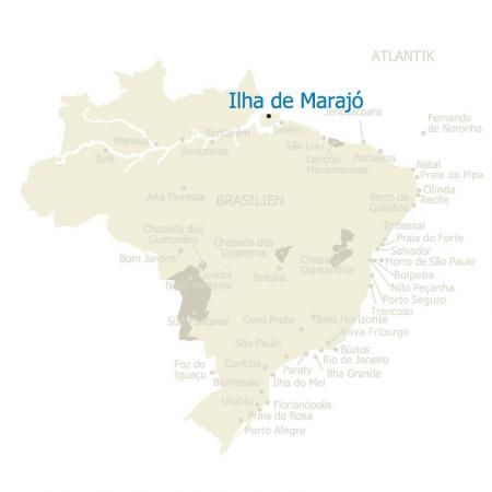 MAP Brasilien Ilha do Marajo