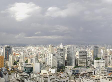 Panoramabild von Sao Paulo
