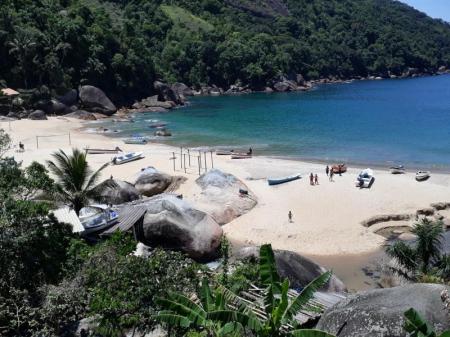 Ausblick auf den Praia da Ponta Negra 