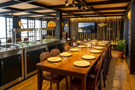Innenansicht des Restaurants der Zaltana
